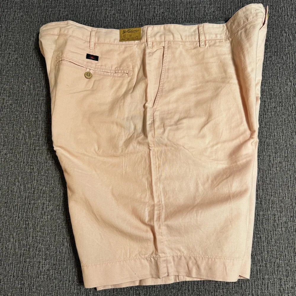 Faherty Malibu Linen & Cotton Chino Shorts